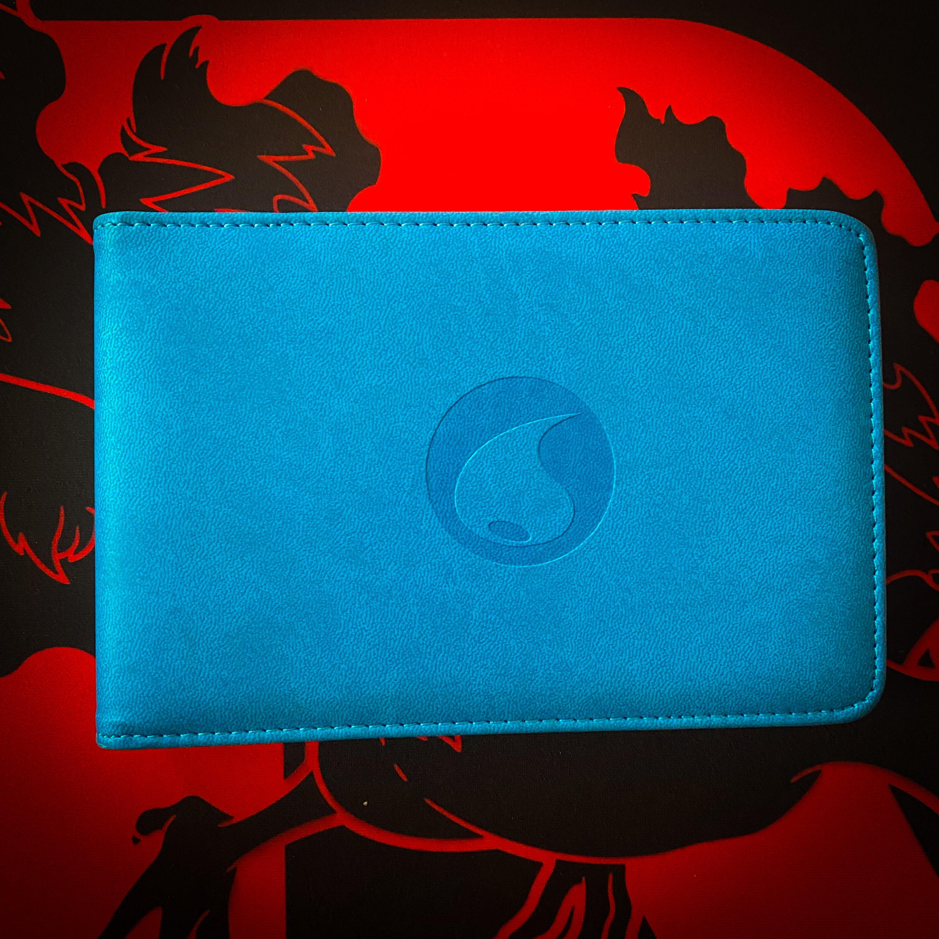 2-Pocket Pokemon Mini Binder . Water Energy / Blauw . Plaats voor 64 kaarten