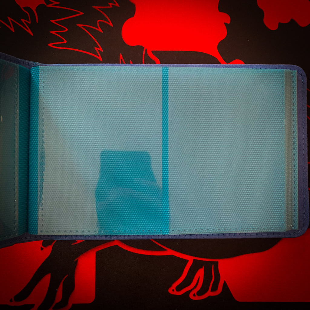 2-Pocket Pokemon Mini Binder . Water Energy / Blauw . Plaats voor 64 kaarten