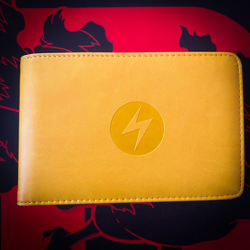 2-Pocket Pokemon Mini Binder . Electric Energy / Geel . Plaats voor 64 kaarten