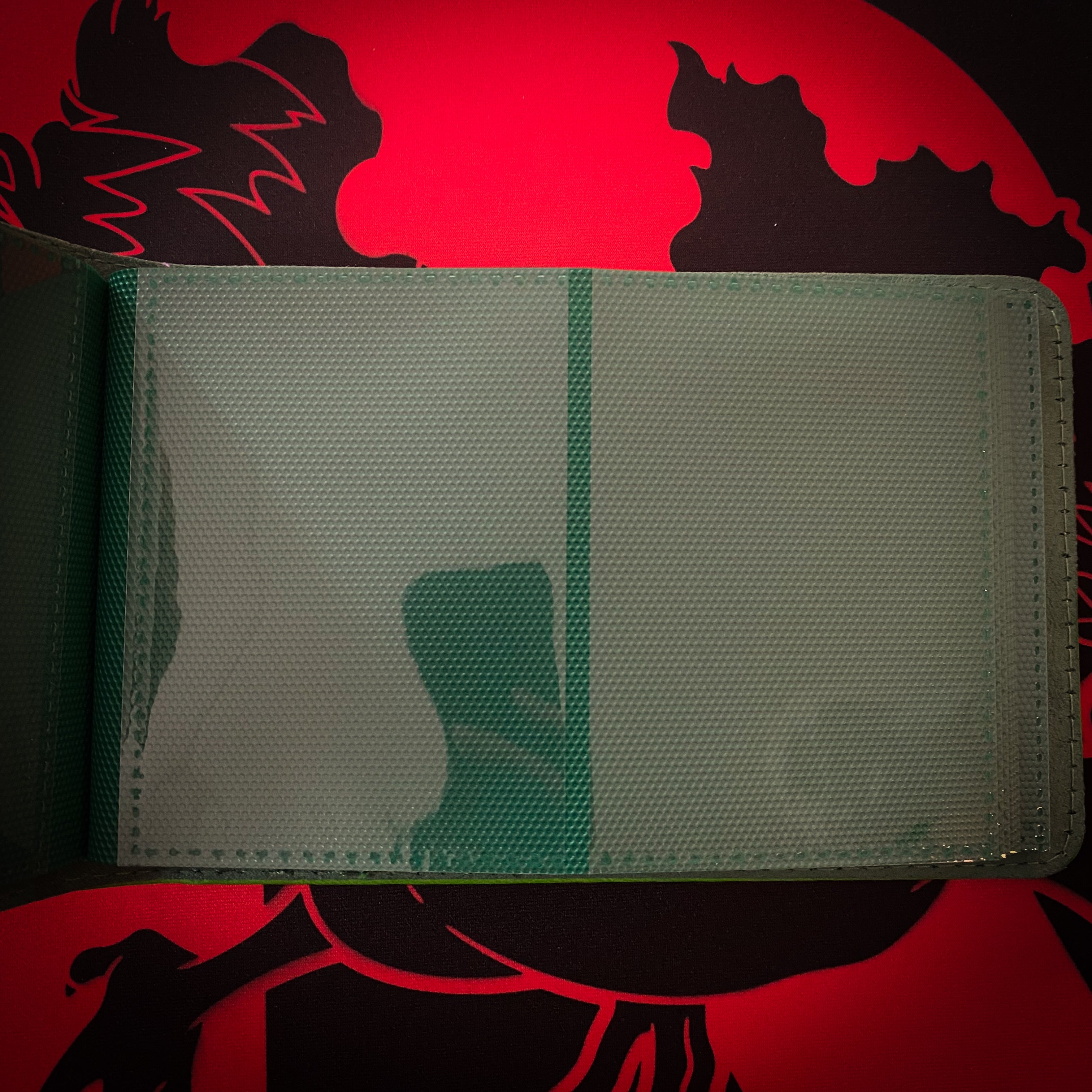 2-Pocket Pokemon Mini Binder . Grass Energy / Groen . Plaats voor 64 kaarten