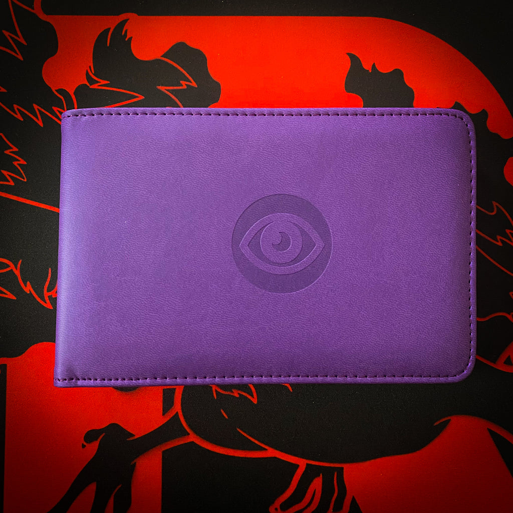 2-Pocket Pokemon Mini Binder . Psychic Energy / Paars . Plaats voor 64 kaarten