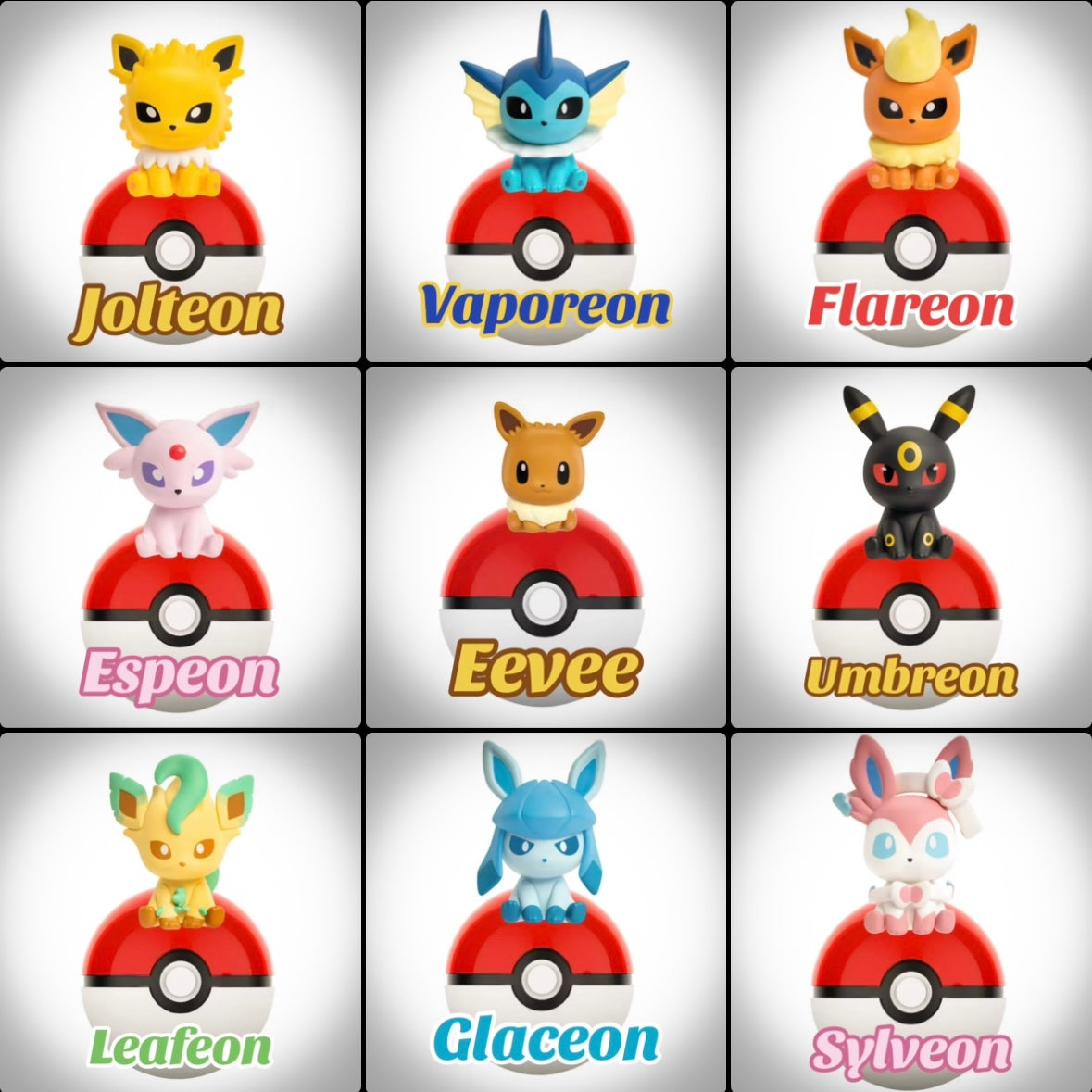 Pokemon Blind Poke Ball . Eeveelutions figuurtje